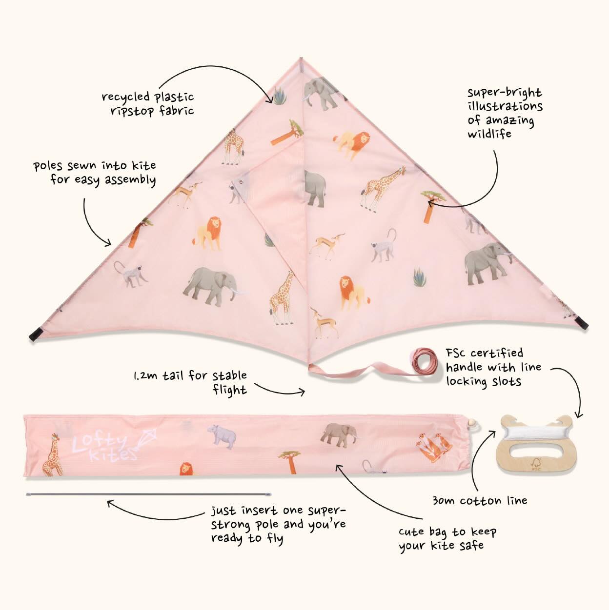 Africa Kite components