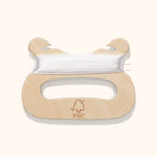 Kite wooden handle made from certified timber. FSC logo