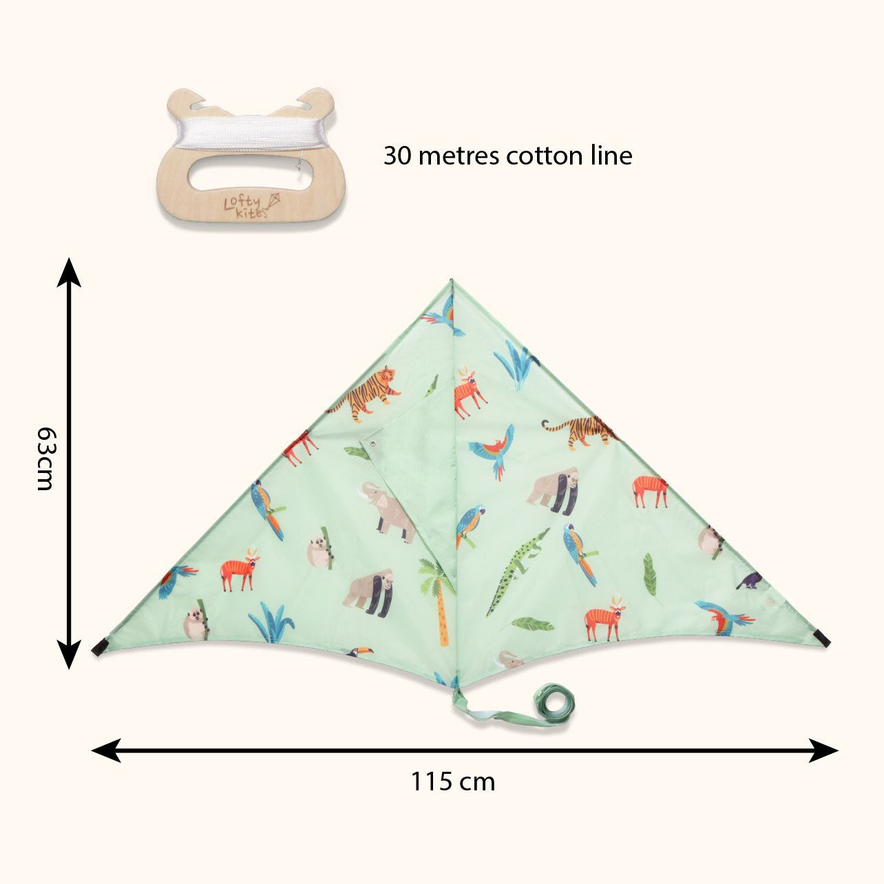 Kite dimensions